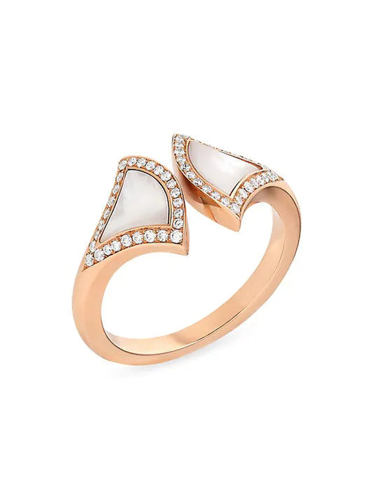 [Kincade Jewelrys] BAGUE OUVERTE DREAM MOP DIAMANT