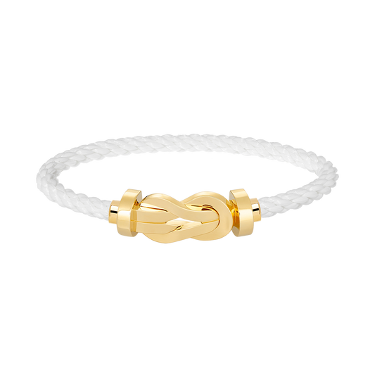 [Kincade Jewelrys] PULSERA GRANDE DE OCHO FIGURAS CON HEBILLA SIN DIAMANTES DE ORO