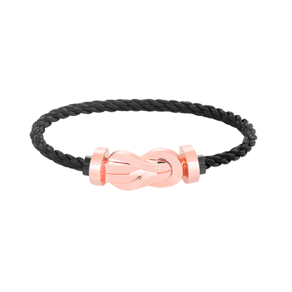[Kincade Jewelrys] CHANCE GRAND BRACELET BOUCLE 8 CHIFFRES SANS DIAMANT OR ROSE