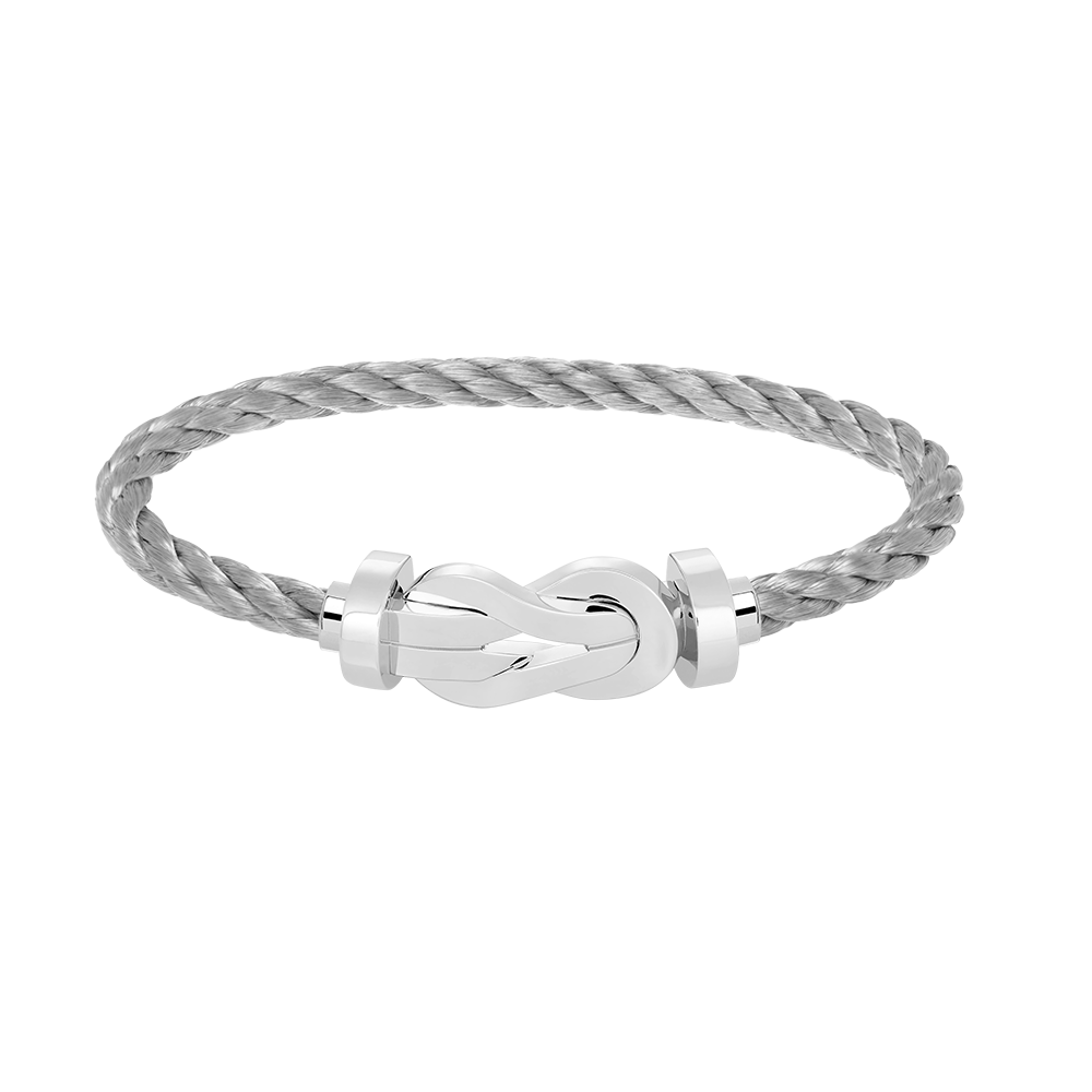 [Kincade Jewelrys]CHANCE LARGE 8 FIGURE BUCKLE NO DIAMOND BRACELET SILVER