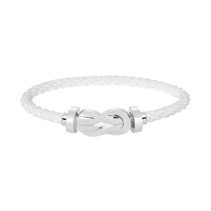 [Kincade Jewelrys]CHANCE LARGE 8 FIGURE BUCKLE NO DIAMOND BRACELET SILVER
