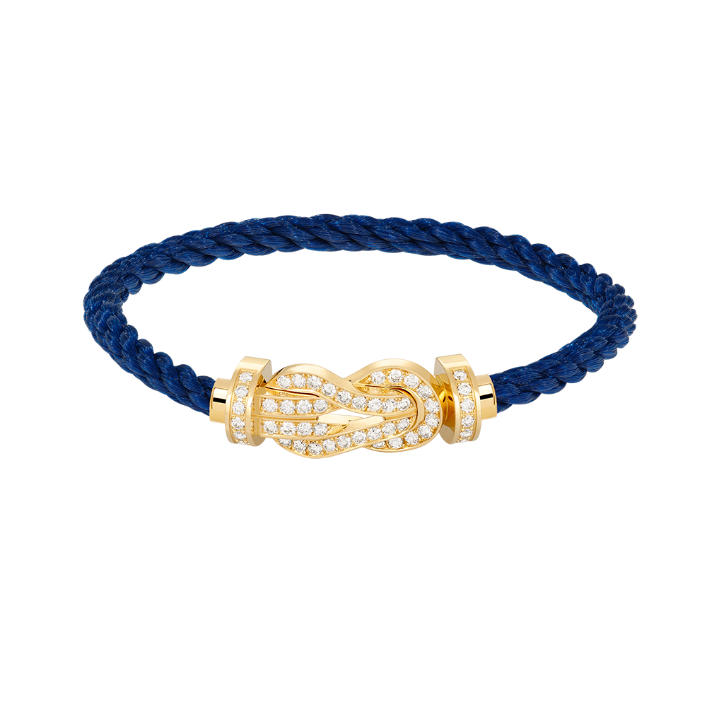 [Kincade Jewelrys]CHANCE LARGE 8 FIGURE BUCKLE FULLDIAMOND BRACELET GOLD