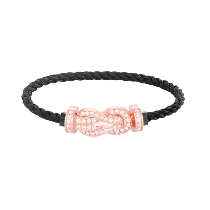 [Kincade Jewelrys] CHANCE GRAND BRACELET BOUCLE 8 CHIFFRES EN OR ROSE
