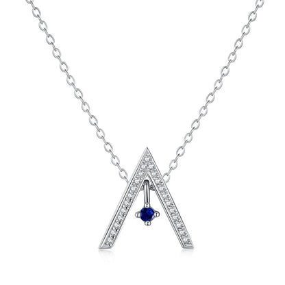 [Kincade Jewelrys] Collier scintillant en forme de « A »