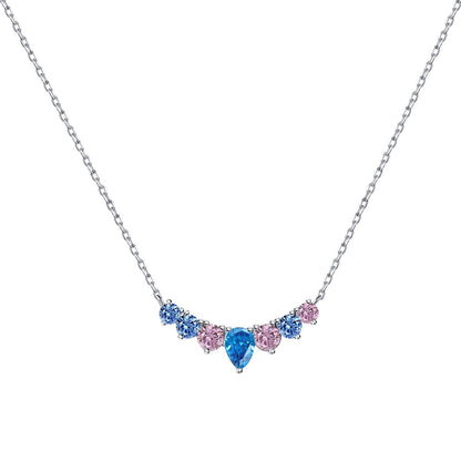 [Kincade Jewelrys] Collier délicat en forme de cœur coloré
