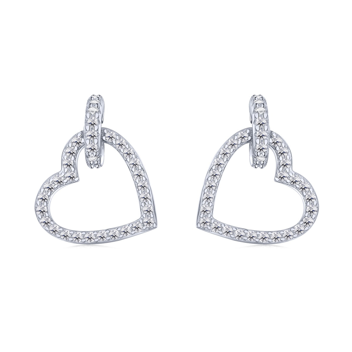 [Kincade Jewelry] Boucles d'oreilles délicates en forme de cœur