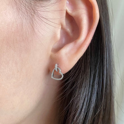 [Kincade Jewelry] Boucles d'oreilles délicates en forme de cœur