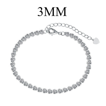 [Kincade Jewelrys] Bracelet rond scintillant et orné pour tous les jours