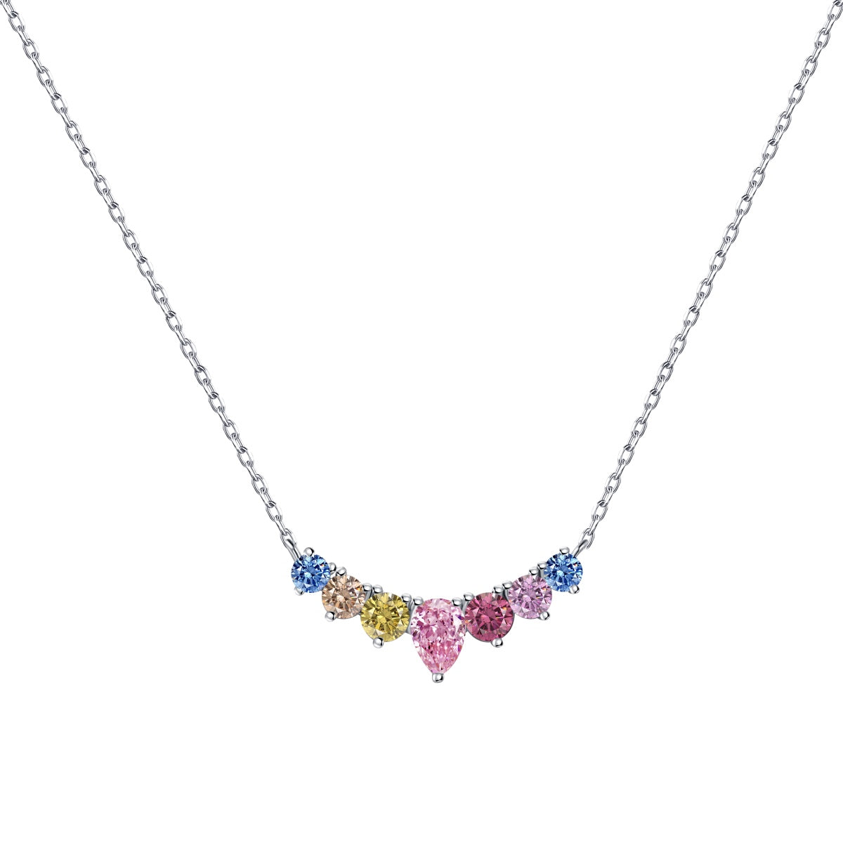 [Kincade Jewelrys] Collier délicat en forme de cœur coloré