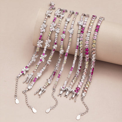 [Kincade Jewelrys] Bracelet rond en forme de papillon coloré et orné