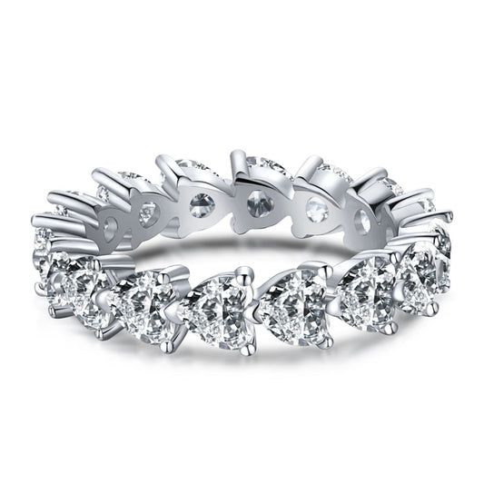 [Kincade Jewelry] Bague d'amoureux taille cœur Radiant Romance de 0,25 carat