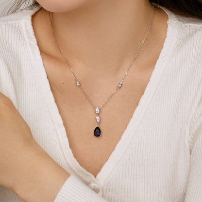 [Kincade Jewelrys] Collier éblouissant taille poire