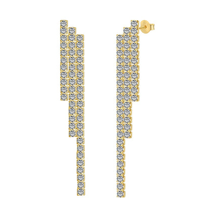 [Kincade Jewelry] Boucles d'oreilles de banquet luxueuses et délicates