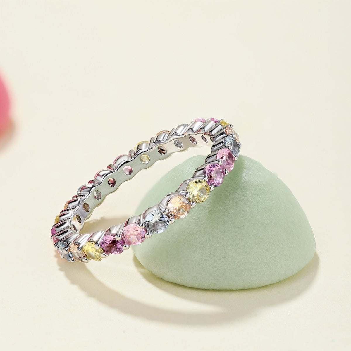 [Kincade Jewelrys]Dazzling Resplendent Round Cut Party Ring