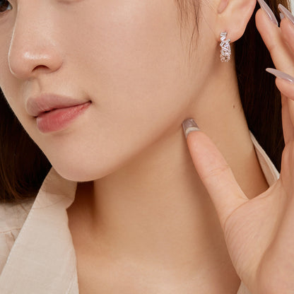 [Kincade Jewelry] Boucles d'oreilles éblouissantes et colorées en émeraude taille quotidienne