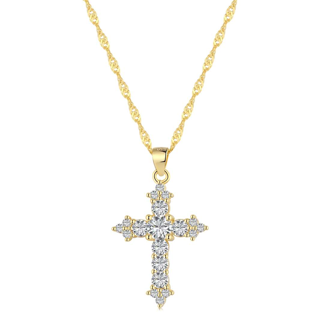 [Kincade Jewelrys] Collier délicat en forme de croix