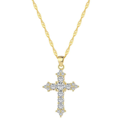 [Kincade Jewelrys] Collier délicat en forme de croix