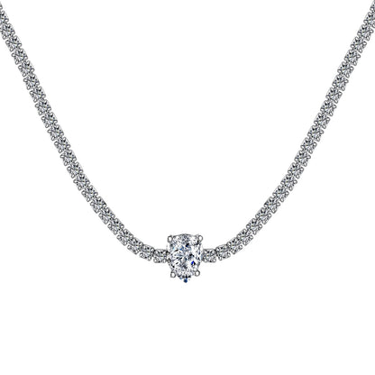 [Kincade Jewelrys] Collier tennis unique taille poire de 1,0 carat