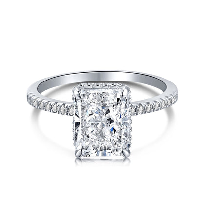 [Kincade Jewelry] Bague de fiançailles luxueuse de 4,0 carats