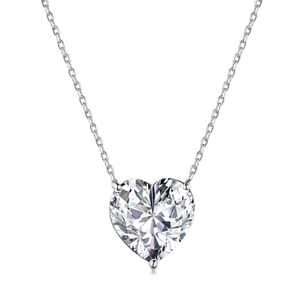 [Kincade Jewelrys] Collier en forme de cœur rayonnant de 6,0 carats