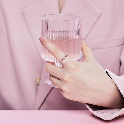 [Kincade Jewelrys] Bague élégante et énergique à taille ronde pour tous les jours