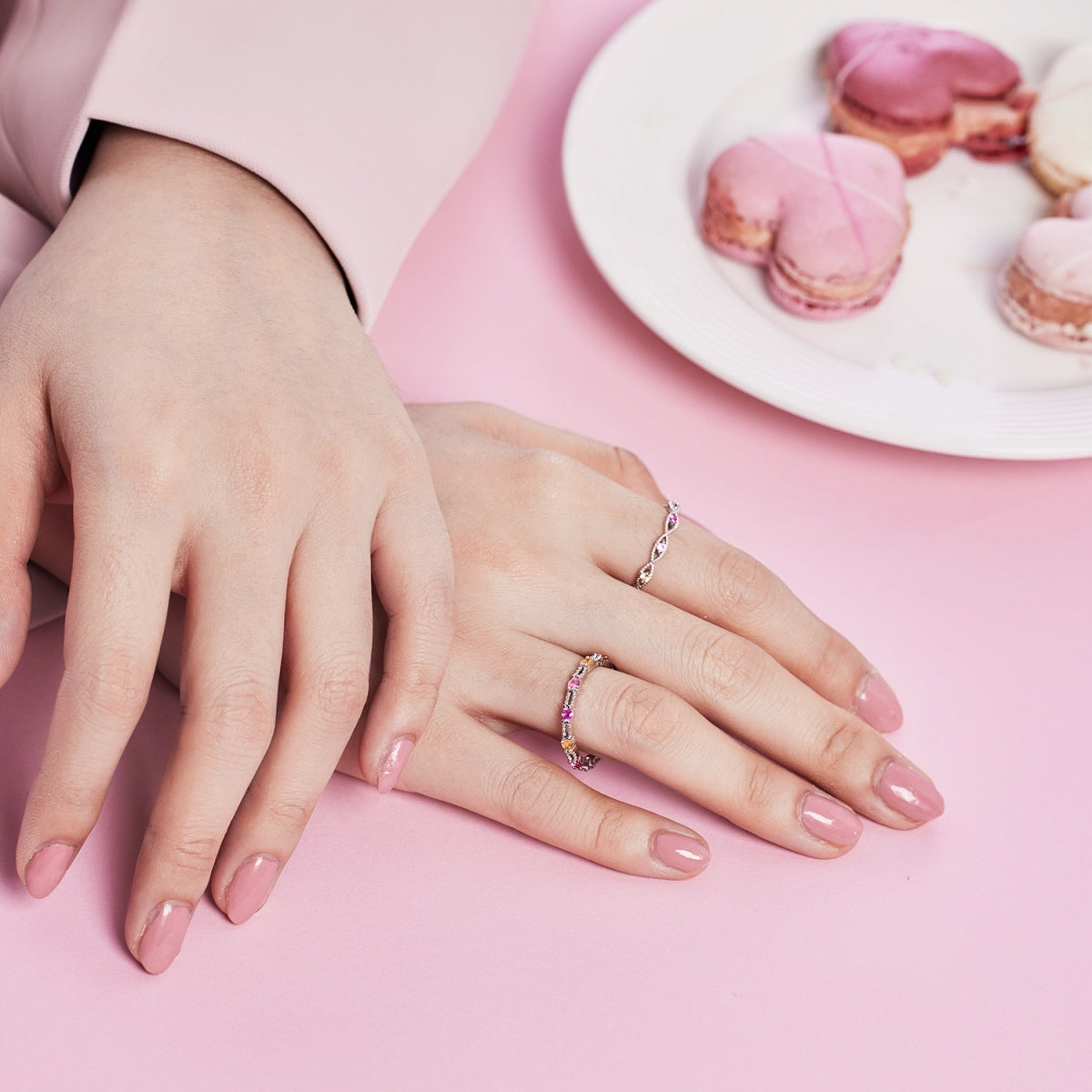 [Kincade Jewelrys] Bague élégante et énergique à taille ronde pour tous les jours