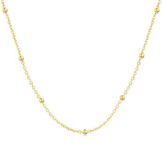 [Kincade Jewelrys] Collier simple à petite chaîne de clavicule en perles