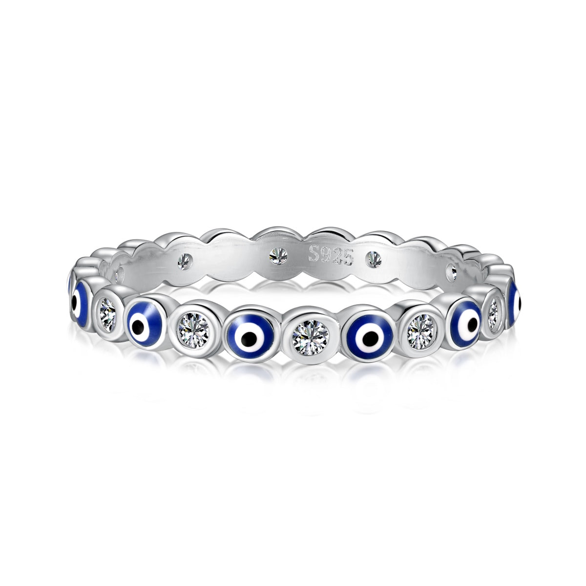 [Kincade Jewelrys] Bague ronde scintillante et vibrante pour un usage quotidien