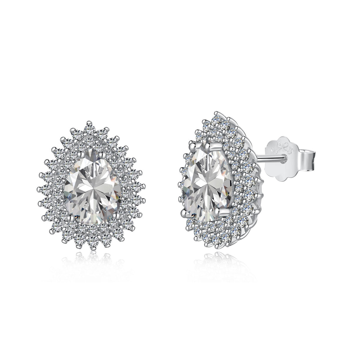 [Kincade Jewelry] Boucles d'oreilles délicates et magnifiques en forme de poire