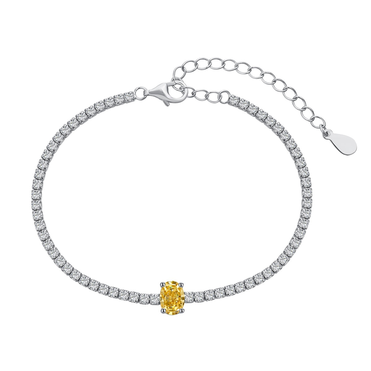 [Kincade Jewelrys] Bracelet quotidien exquis de 0,75 carat à taille ovale