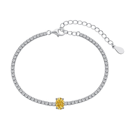 [Kincade Jewelrys] Bracelet quotidien exquis de 0,75 carat à taille ovale