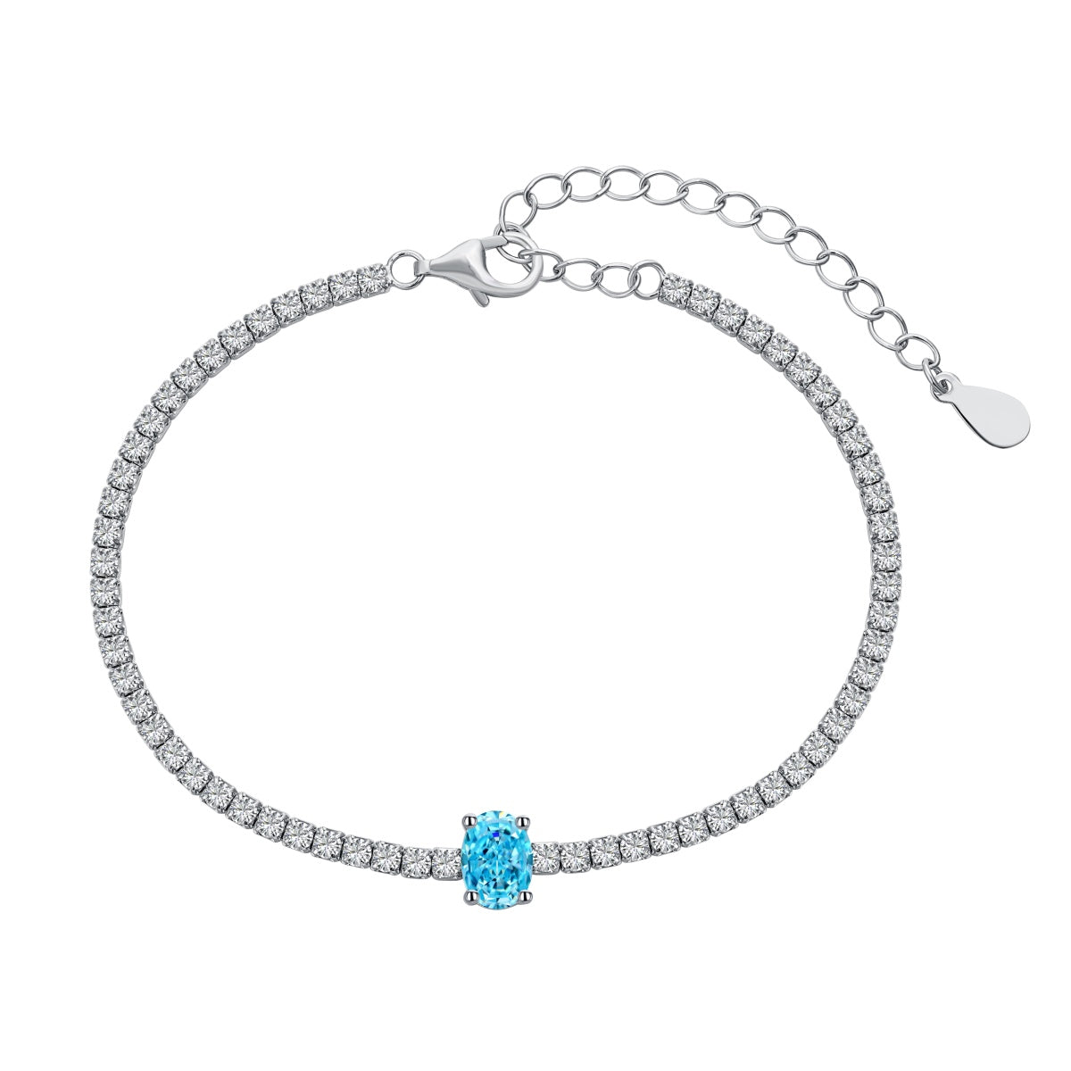 [Kincade Jewelrys] Bracelet quotidien exquis de 0,75 carat à taille ovale
