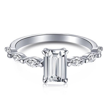 [Kincade Jewelry] Bague quotidienne délicate et resplendissante de 1,0 carat