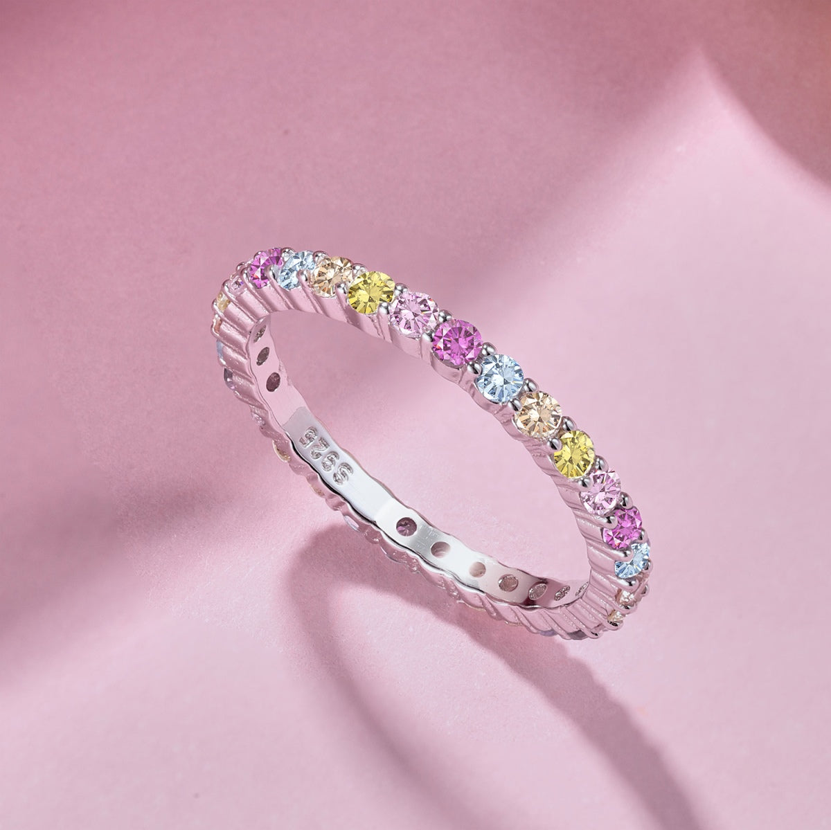 [Kincade Jewelrys]Elegant Vivid Round Cut Daily Ring
