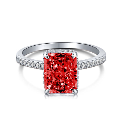 [Kincade Jewelry] Bague de fiançailles luxueuse de 4,0 carats