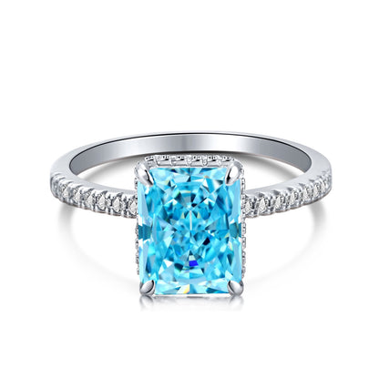 [Kincade Jewelry] Bague de fiançailles luxueuse de 4,0 carats
