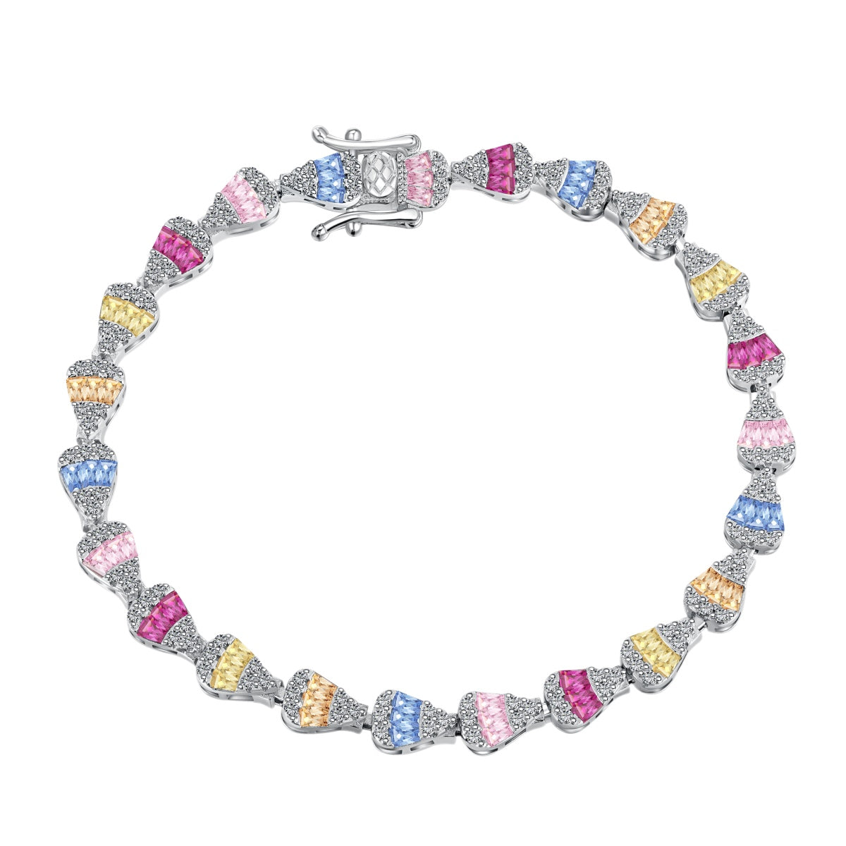 [Kincade Jewelrys] Bracelet quotidien en forme de goutte d'eau rayonnante