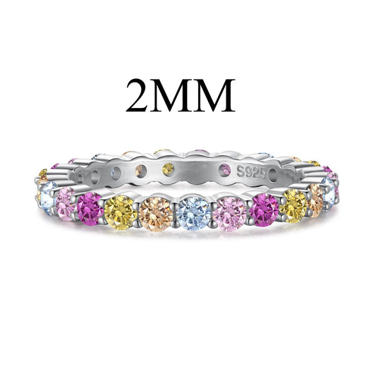 [Kincade Jewelrys] Elegante anillo diario de corte redondo intenso
