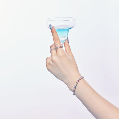 [Kincade Jewelrys] Bracelet quotidien en forme de goutte d'eau rayonnante
