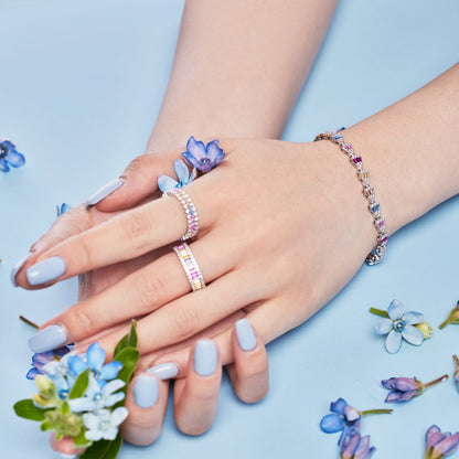 [Kincade Jewelrys] Bracelet quotidien en forme de goutte d'eau rayonnante