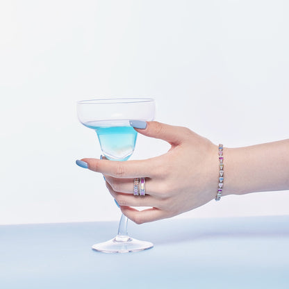 [Kincade Jewelrys] Bracelet quotidien en forme de goutte d'eau rayonnante