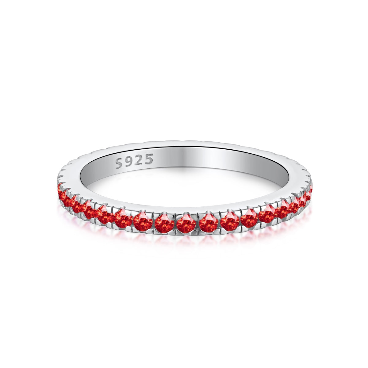 [Kincade Jewelrys]Delicate Sparkling Round Cut Daily Ring
