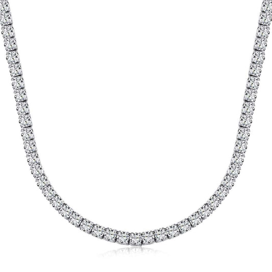 [Joyería Kincade] Elegante collar de cadena de tenis