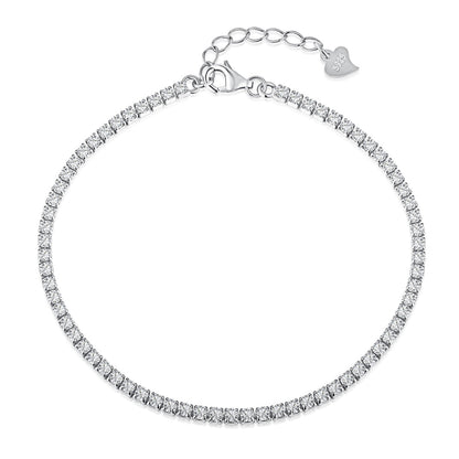 [Kincade Jewelry] Bracelet tennis taille princesse brillant et éclatant
