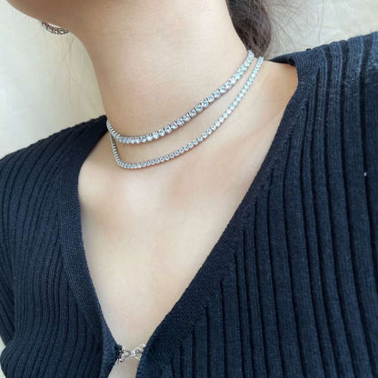 [Kincade Jewelrys] Collier élégant à chaîne tennis