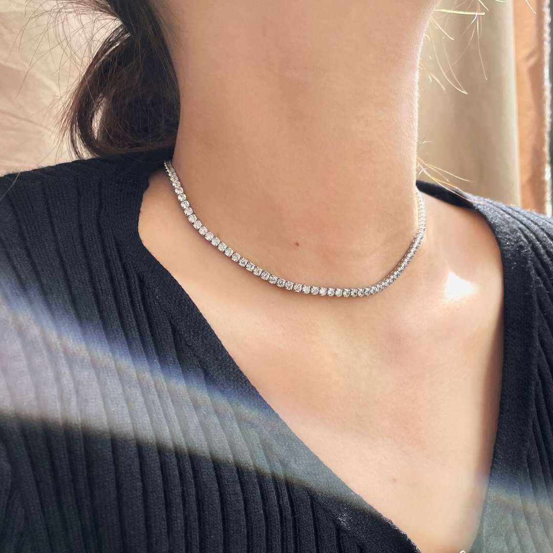 [Kincade Jewelrys] Collier élégant à chaîne tennis