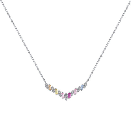 [Kincade Jewelrys] Collier arc-en-ciel éblouissant