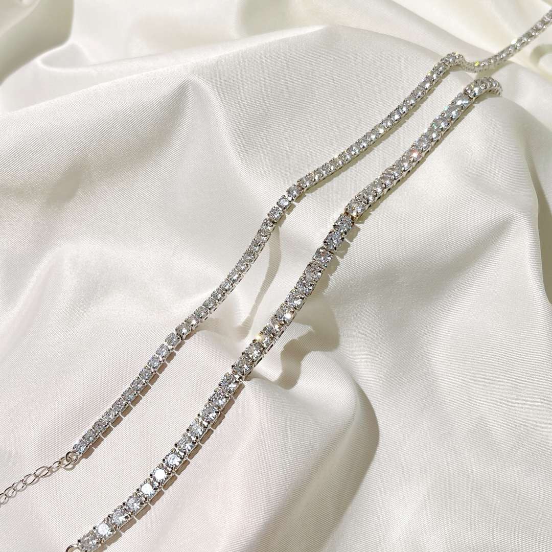 [Kincade Jewelrys] Collier élégant à chaîne tennis