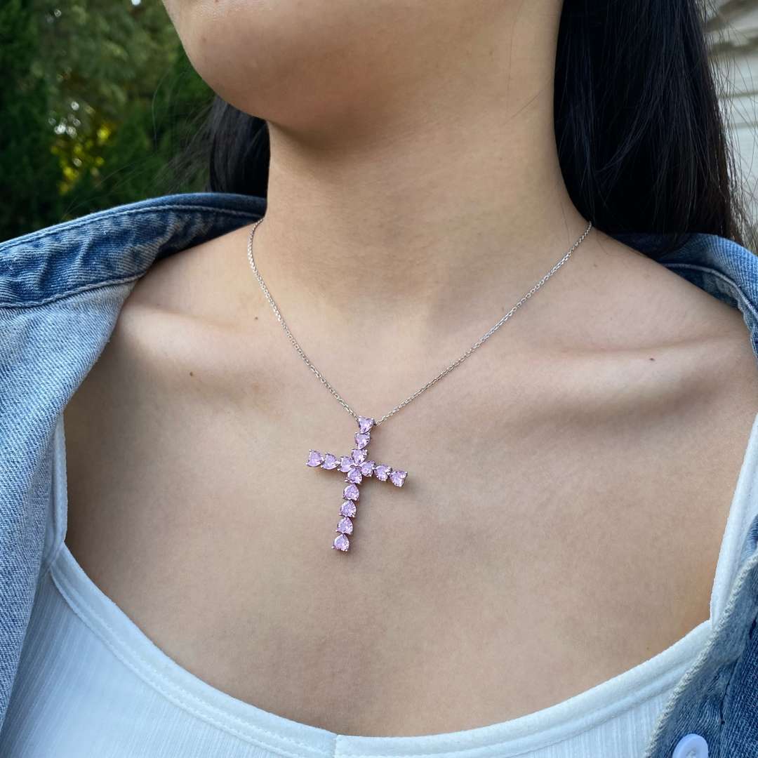 [Kincade Jewelrys]Radiant Cross Shape Necklace