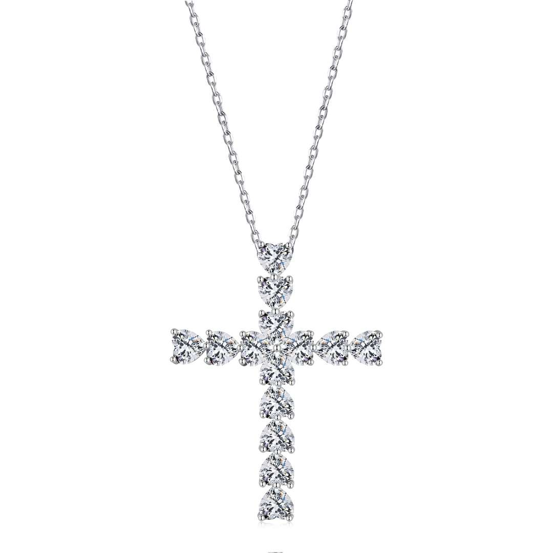 [Kincade Jewelrys]Radiant Cross Shape Necklace